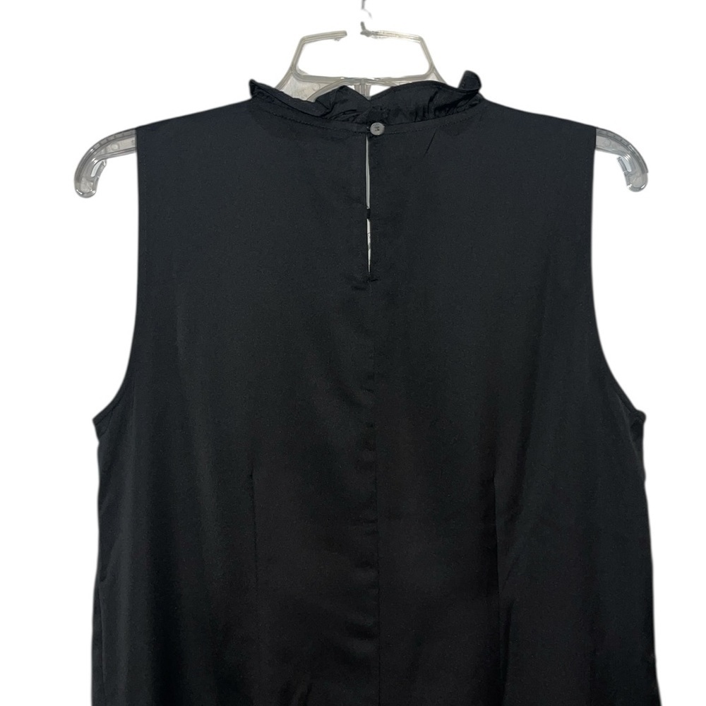 J. Crew Ruffle-Neck Sleeveless Dress Size 10 NWT - Picture 7 of 13